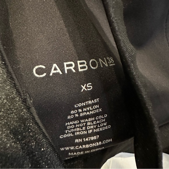 CARBON38 Glossy Cross Back Bra - Picture 5 of 5